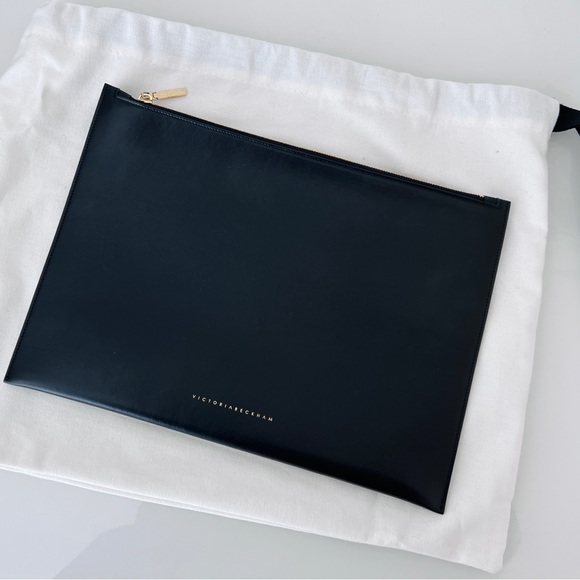 Victoria Beckham Handbags - Victoria Beckham Italian leather document envelope clutch bag